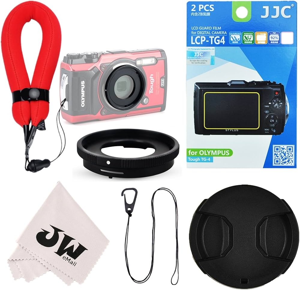 Amazon | 6in1 JJC アクセサリー キット Olympus Tough TG-7 TG-6 TG-5