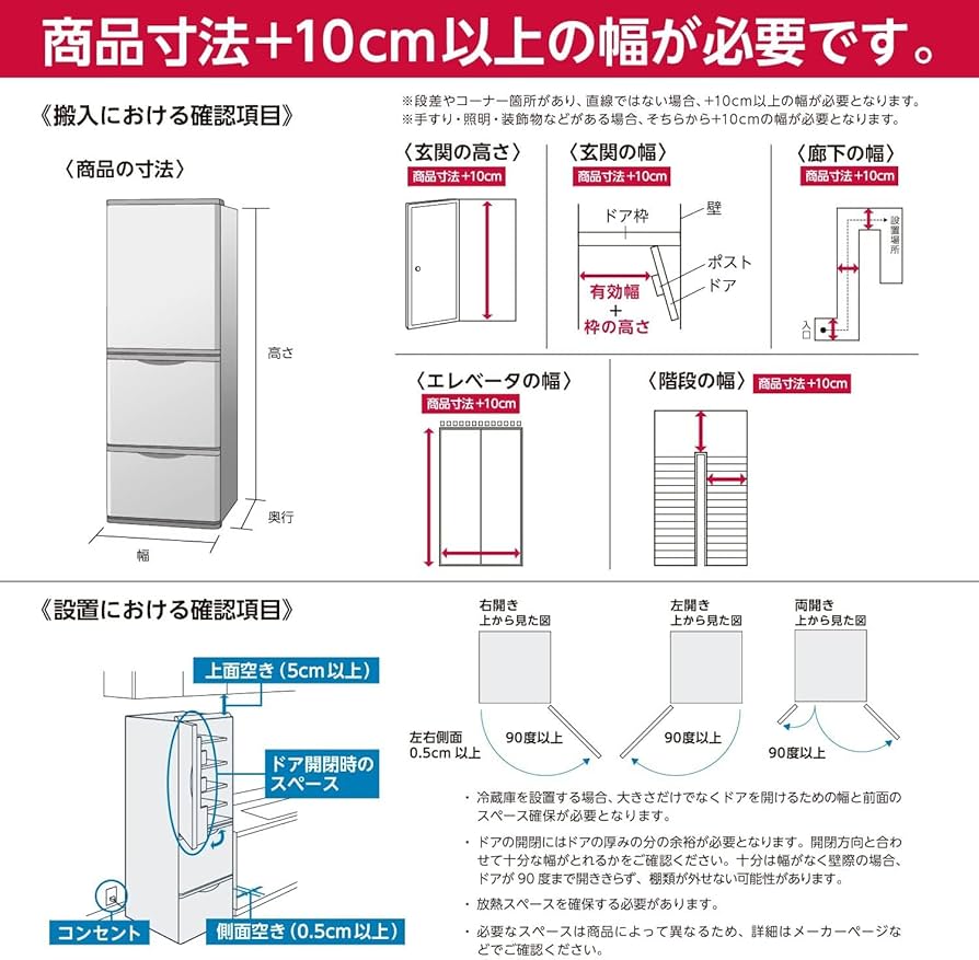 Amazon | 日立 冷蔵庫 幅65cm 485L ピュアホワイト R-HWC49T W 6ドア