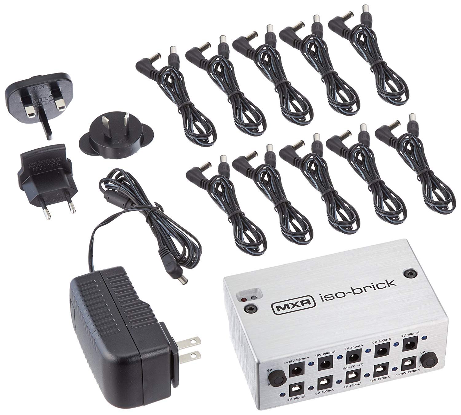 Amazon.com: MXR M238 Iso-Brick Power Supply with 3 Patch Cables