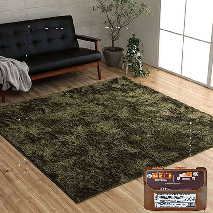 Amazon | MORITA 電気カーペット2畳 ホットカーペットカバー付 セット