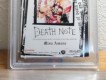 Amazon.co.jp: PSA9 DEATH NOTE トレーディングカード 弥 海砂