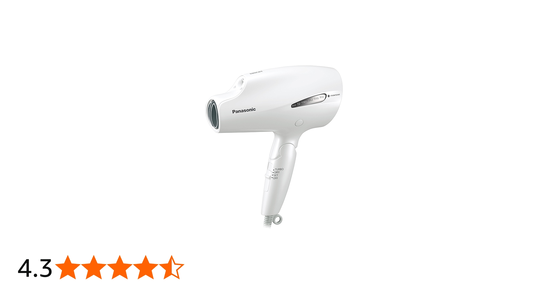 Amazon.co.jp: Panasonic EH-NA99-W Nano Care Hair Dryer, White : Beauty