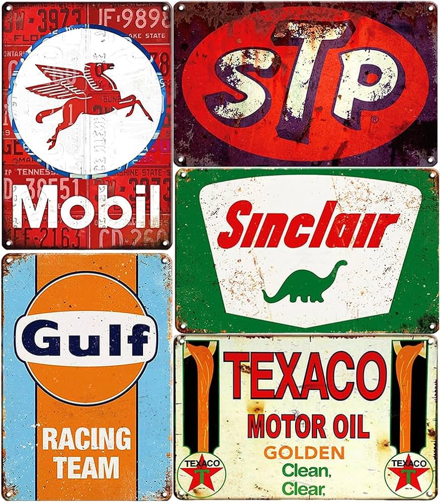 Amazon.com: Vintage Metal Tin Signs Retro Garage Signs For Men