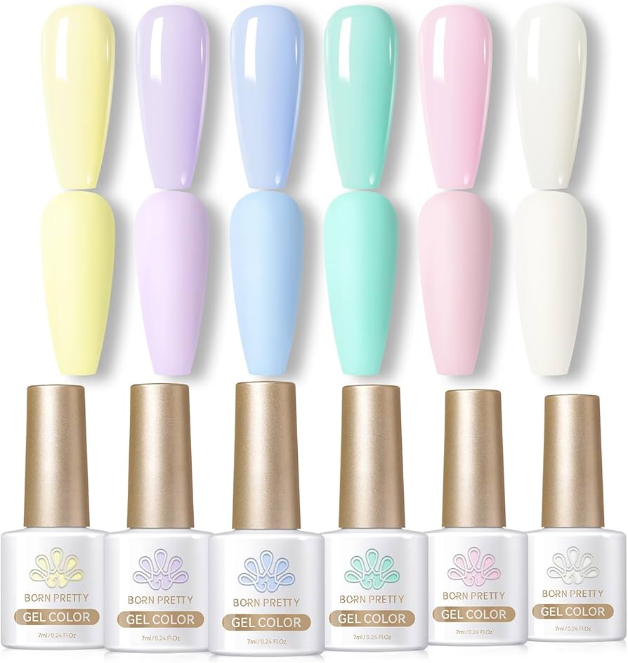 Amazon.co.jp: BORN PRETTY ジェルネイルカラーセット マカロンカラー