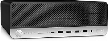Amazon.com: HP ProDesk 600 G4 SFF Business Desktop Black (Intel i5