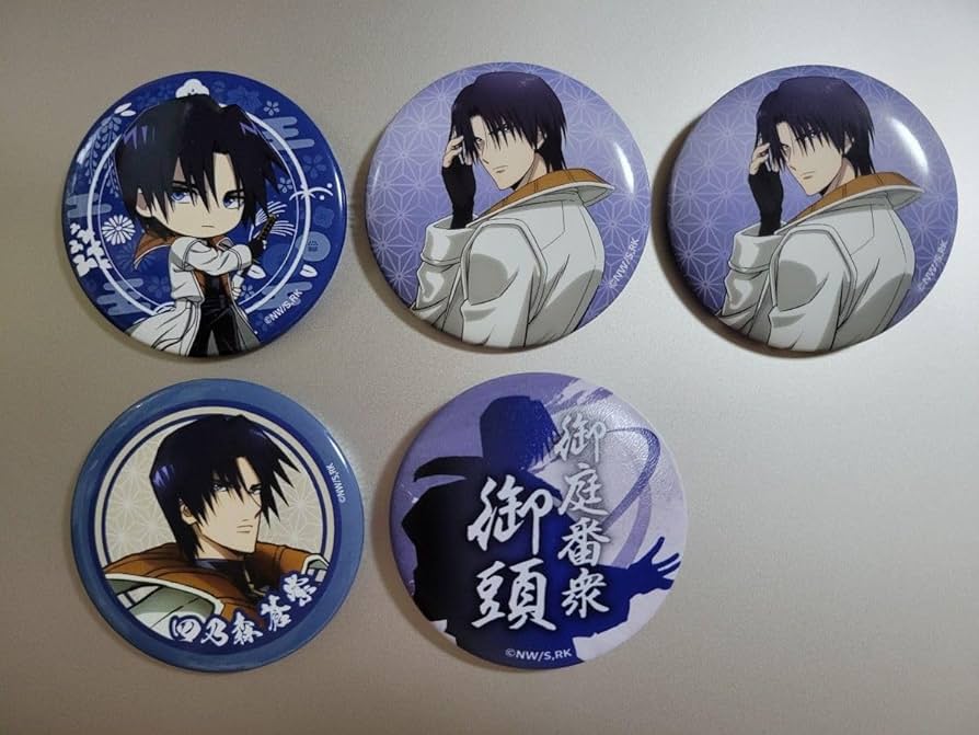 Amazon.co.jp: るろうに剣心 明治剣客浪漫譚 四乃森蒼紫 缶バッジ