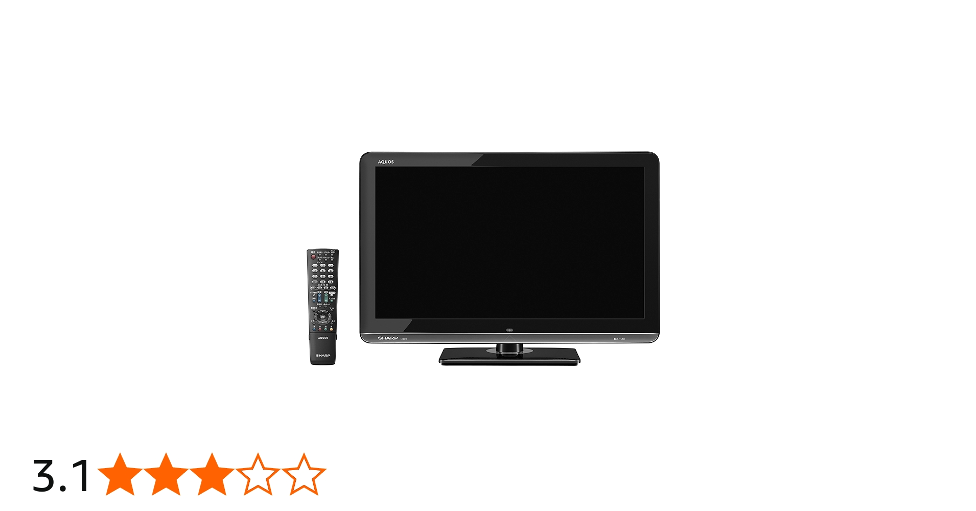 SHARP AQUOS 22型液晶テレビ 美品中古品 二画面 SHARP AQUOS 22型液晶