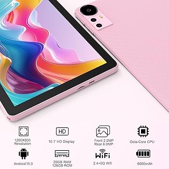Amazon.com : CUPEISI Android 15 Tablet 10 Inch, 20GB RAM+128GB ROM