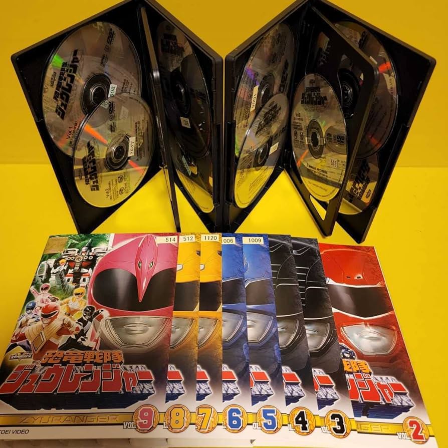 Amazon.co.jp: 恐竜戦隊 ジュウレンジャー DVD 全10巻 完結セット