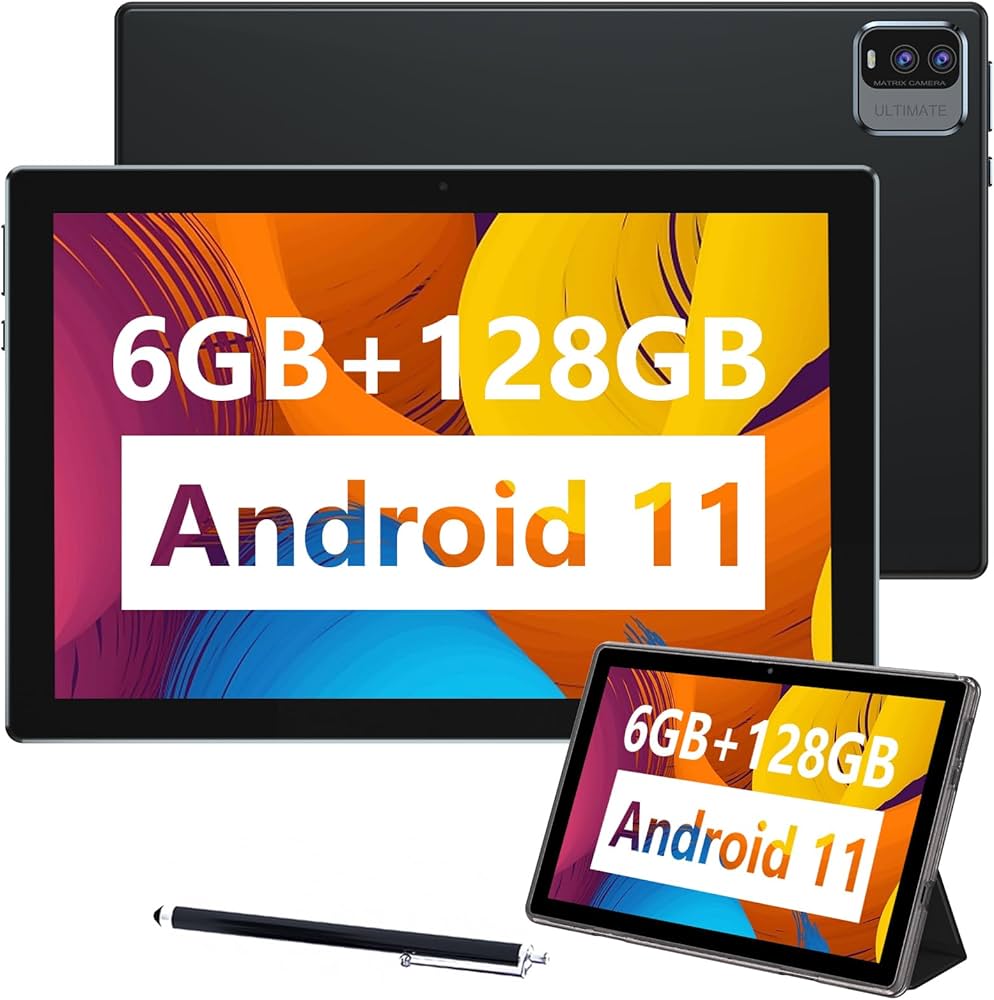 Amazon.co.jp: 2023最新の2 in 1タブレット10インチ、6 GB RAM+128 GB