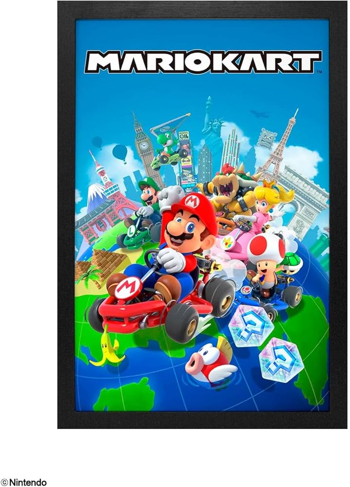Amazon.co.jp: Pyramid America スーパーマリオポスター マリオカート