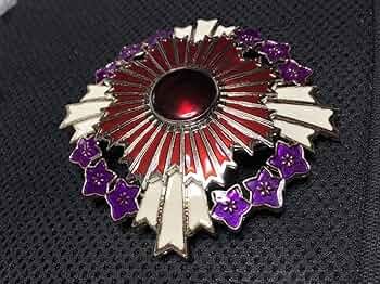 Amazon.co.jp: 勲一等旭日桐花大綬章 桐花章 桐花大綬章 複製品 大日本