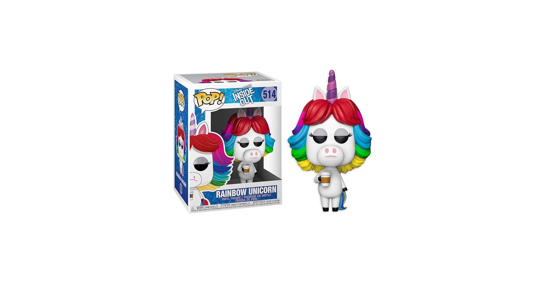 Amazon.com: Funko Pop Disney Pixar Inside Out Rainbow Unicorn