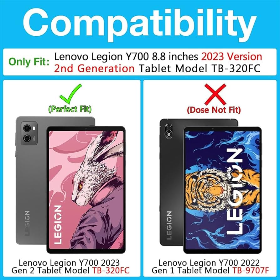 Amazon.co.jp: LANHOMEX 2023年発売の Lenovo Legion Y700ケース8.8