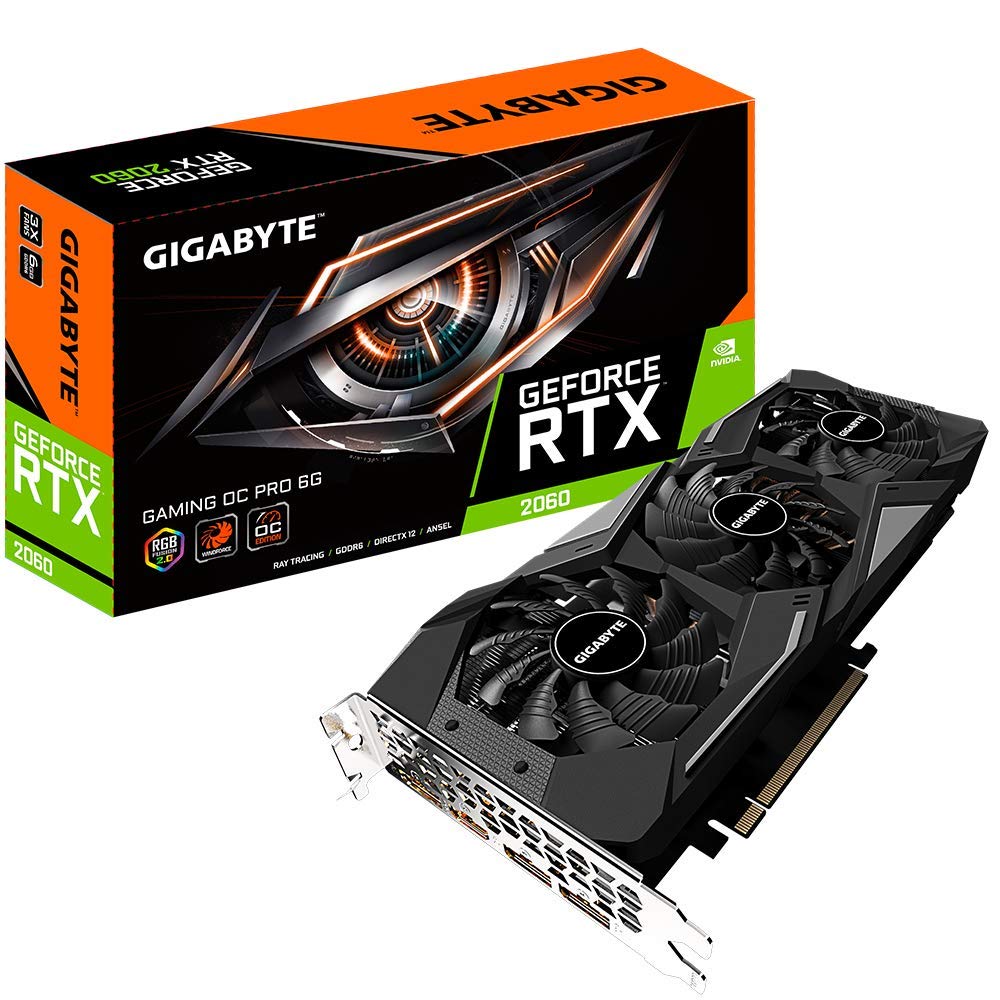 Amazon.com: GIGABYTE GeForce RTX 2060 Gaming OC Pro 6G Graphics