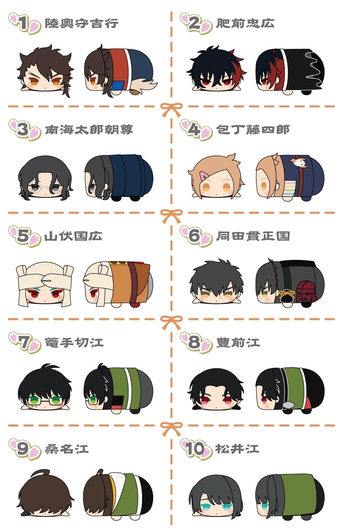 Amazon.co.jp: もちもちマスコットミニ ぬいぐるみ 刀剣乱舞ONLINE vol