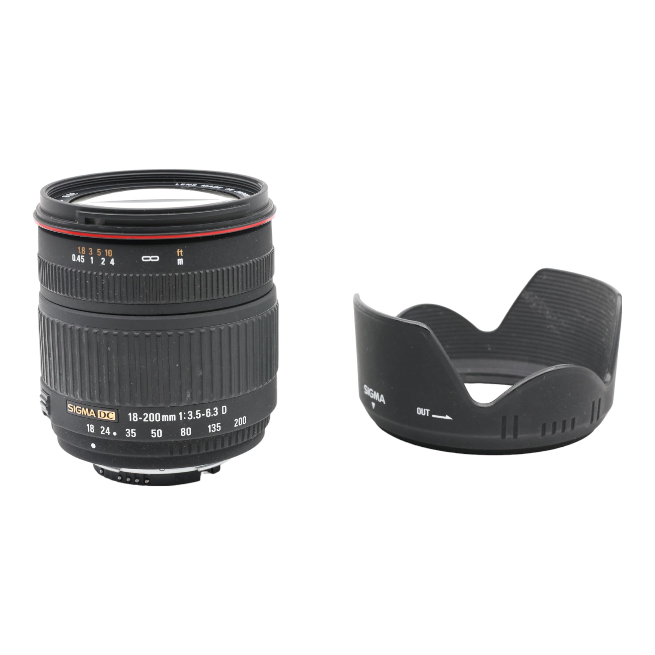 Amazon.com : Sigma 18-200mm f/3.5-6.3 DC Lens for Nikon Digital