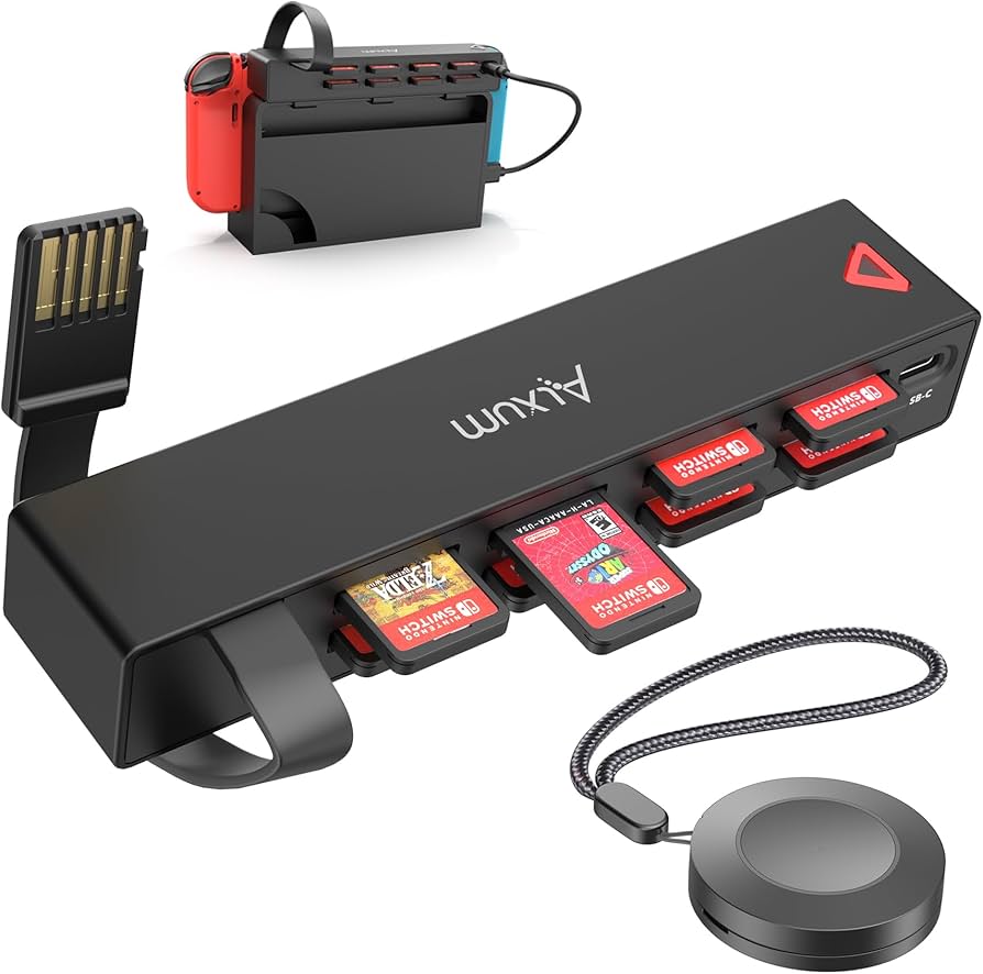 Amazon.co.jp: Alxum 2024年新登场 Switchカードリーダー 切り替え器 8