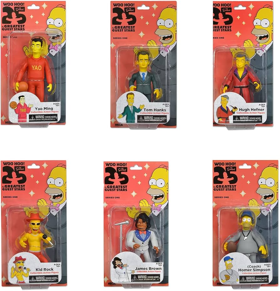 Amazon.com: NECA The Simpsons 25th Anniversary - Series 1 - Yao