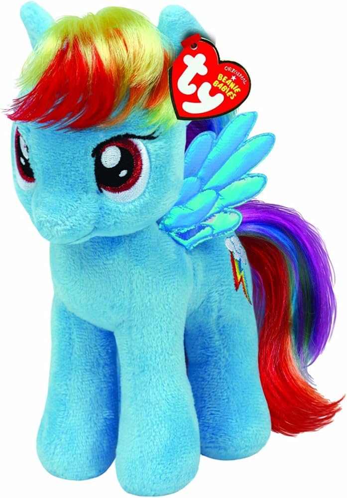 Amazon.co.jp: タイ(Ty) ぬいぐるみ My Little Pony レインボー