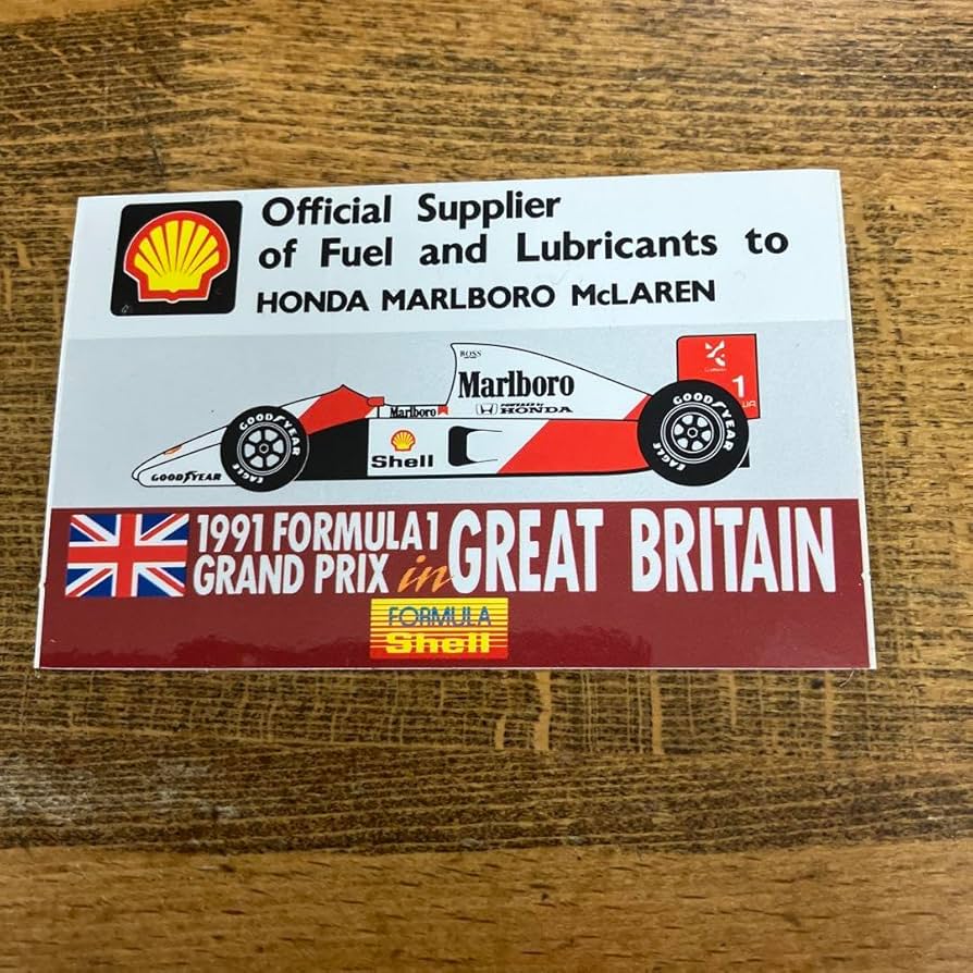 F1サーカス RC マクラーレン 92M F1 ボディ ステッカー F1サーカス RC