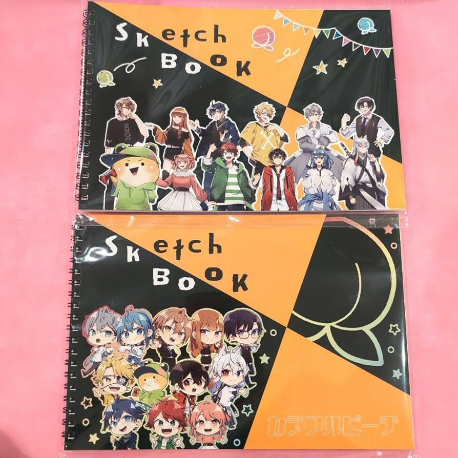 Amazon.co.jp: カラフルピーチ スケッチブック 2冊セット からぴち