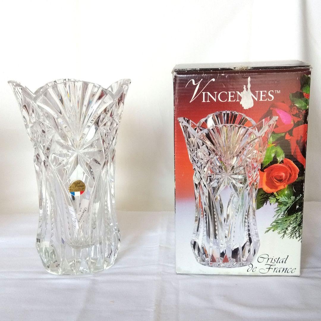 Amazon.co.jp: Cristal de France VINCENNES 佐々木クリスタル花瓶