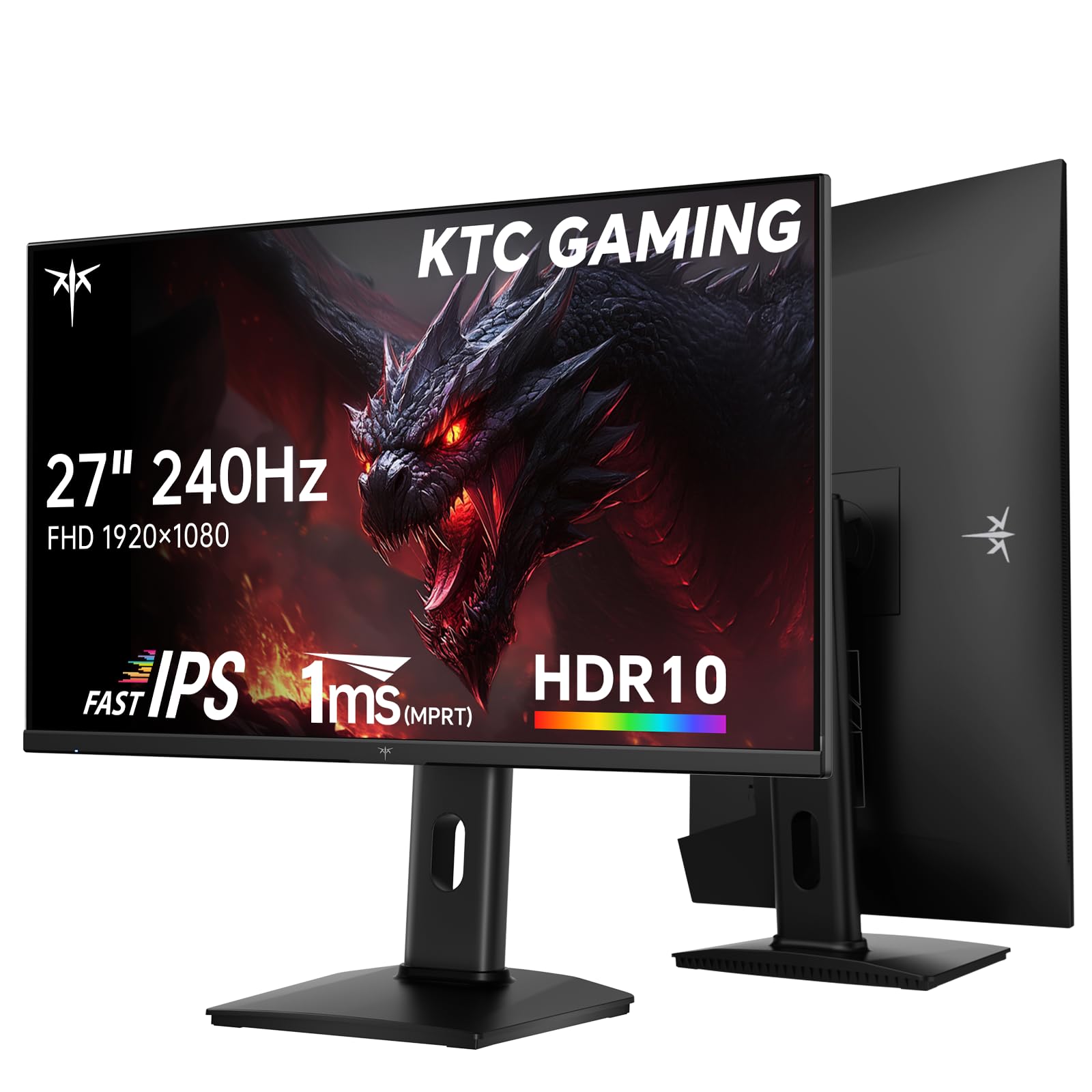 Amazon.co.jp: KTC 27インチゲーミングモニター 240Hz、FHD 1080p 高速