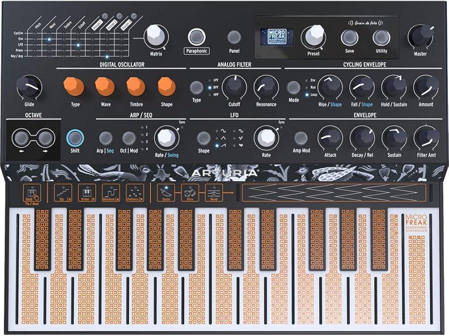 Amazon.com: Digital DJ Gear Arturia MicroFreak Hybrid Analog