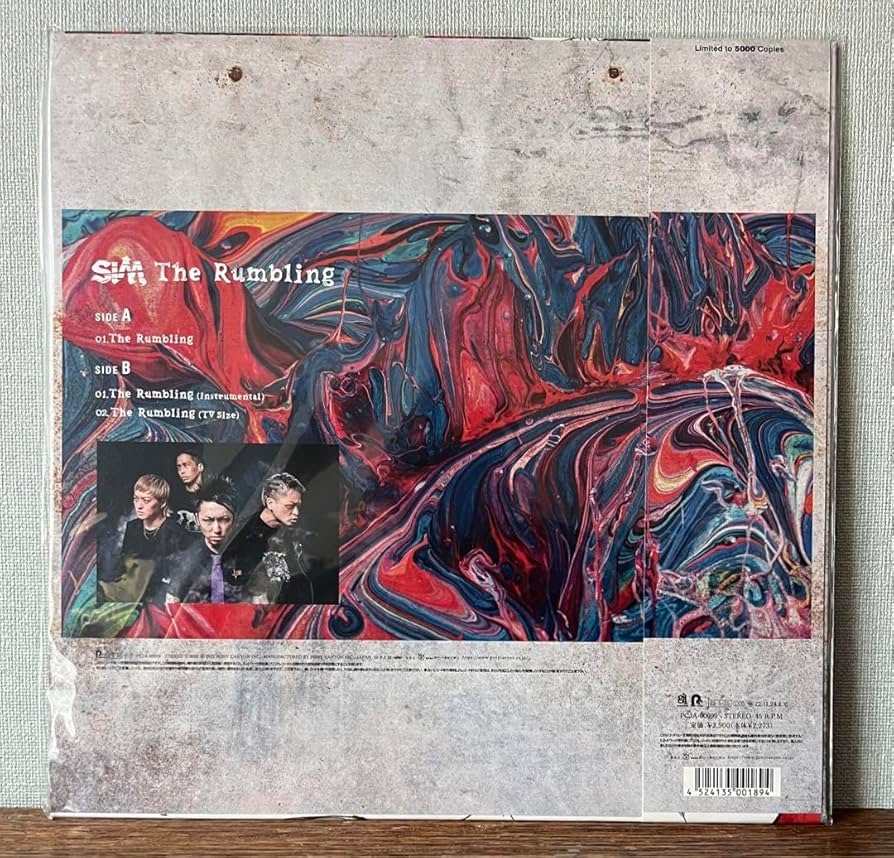 Amazon.co.jp: SiM The Rumbling 限定アナログ•レコード盤 : 家電＆カメラ