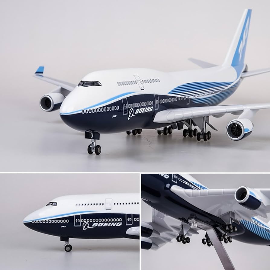 Amazon | 18.5インチ 1:150 スケール 模型飛行機 プロトタイプ B747