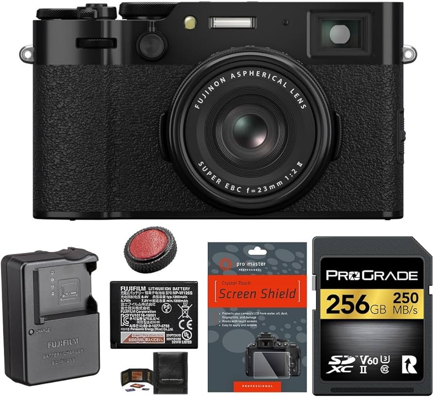 Amazon.com : FUJIFILM X100VI Digital Camera Bundle, Includes