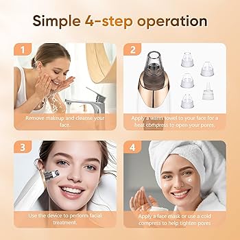Blackhead Remover Vacuum - Professional Blackhead Extractor for