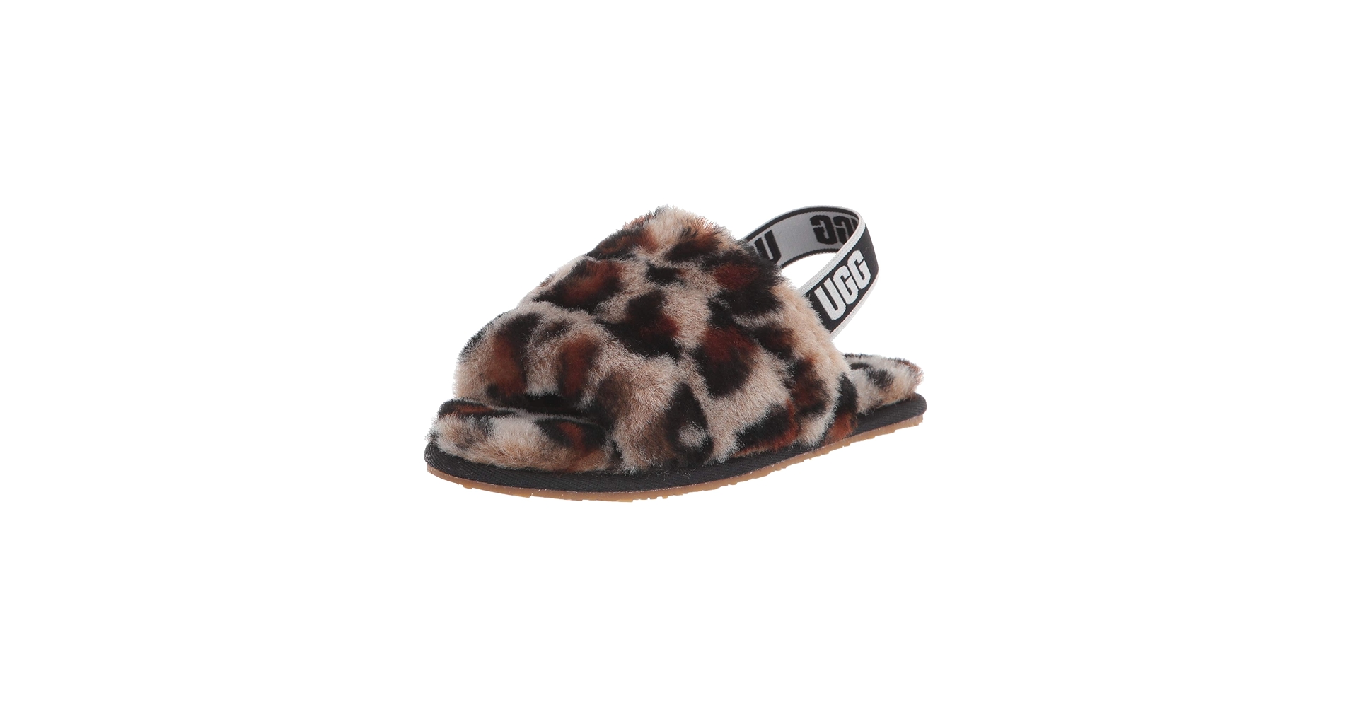 Amazon.com | UGG Unisex-Child T Fluff Yeah Slide Leopard Slipper