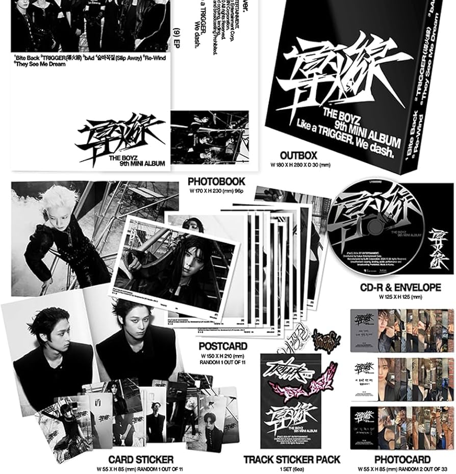 Amazon.com: (Standard 3 ver. Set) THE BOYZ - 9th mini album