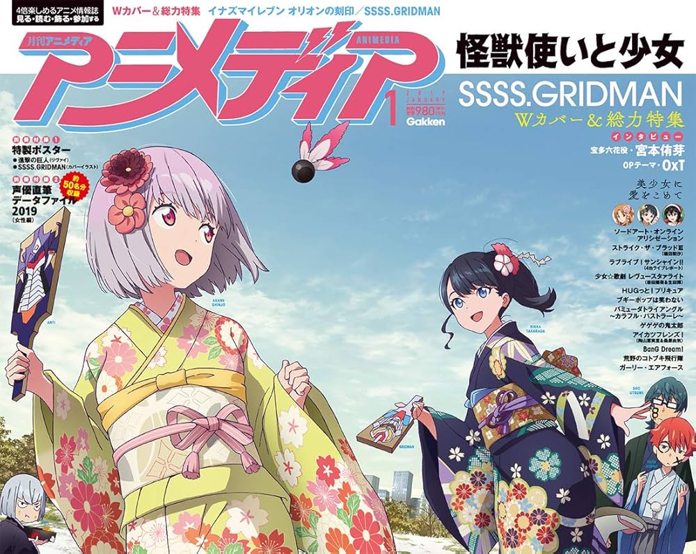 アニメディア 2019年 01 月号 [雑誌] |本 | 通販 | Amazon