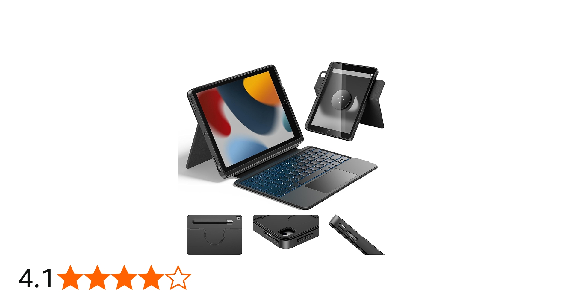 Amazon.co.jp: HOU Combo キーボードケース for iPad 第9世代 (10.2