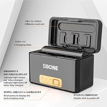 Amazon | ZGCINE PS-BX1 充電ケース NP-BX1バッテリーに適用 内蔵