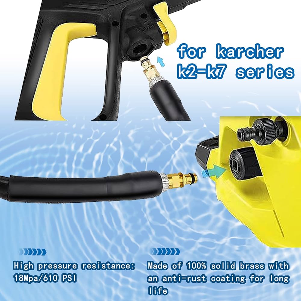 Amazon.co.jp: ZUASEケルヒャー 延長ホース10mケルヒャー 高圧洗浄機k