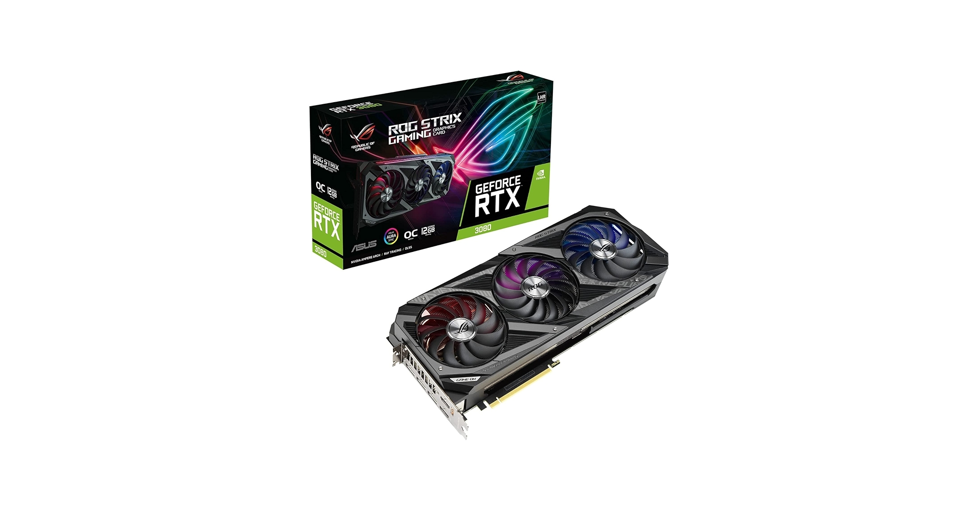 Amazon.com: ASUS ROG Strix NVIDIA GeForce RTX 3080 OC Edition
