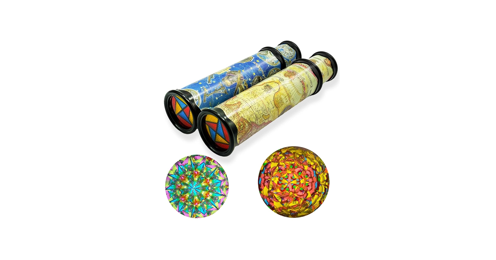 Amazon.com: Xeehwb 2 Pack Classic Kaleidoscope Toy,Magic Rotating