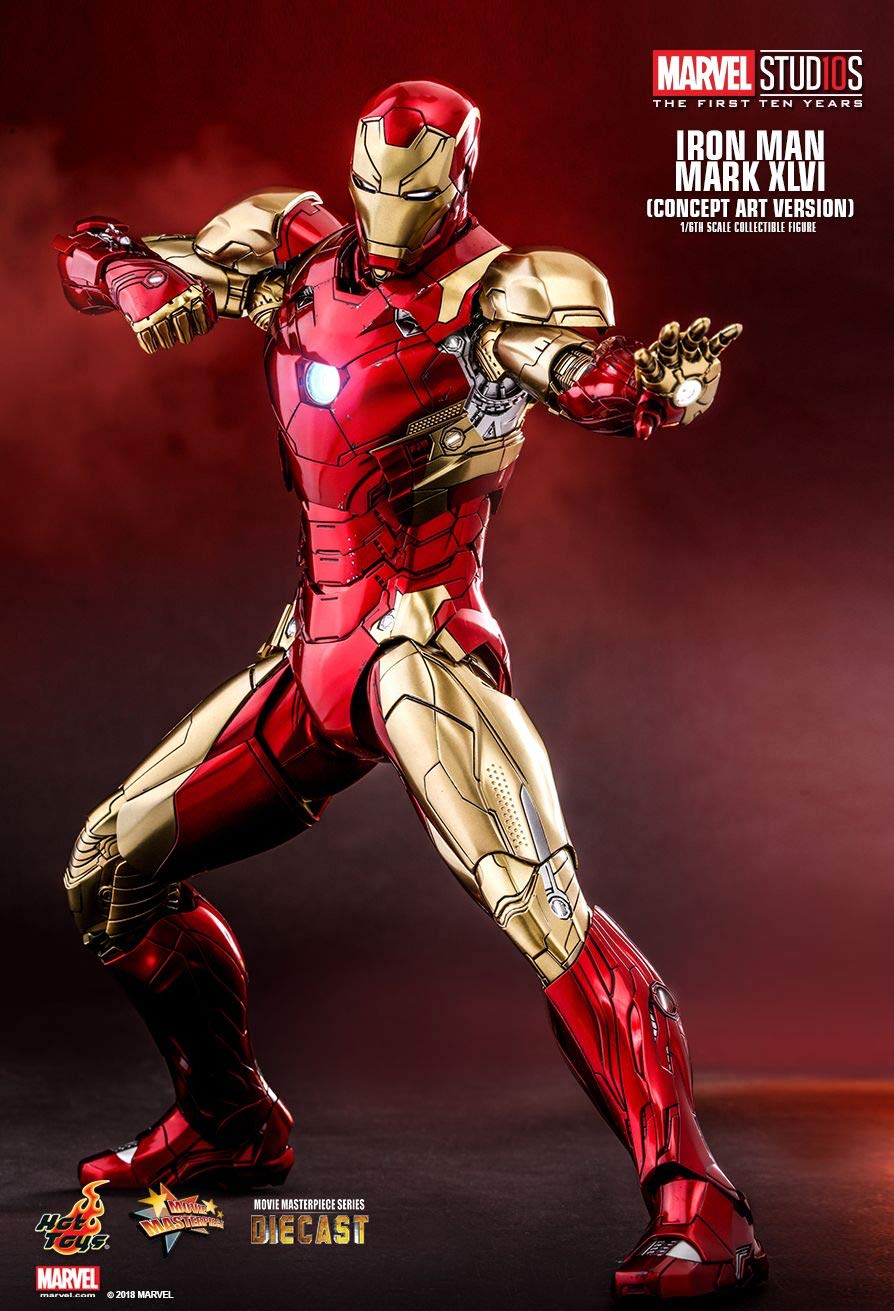 Amazon.com: Hot Toys Iron Man Mark XLVI Diecast (Concept Art