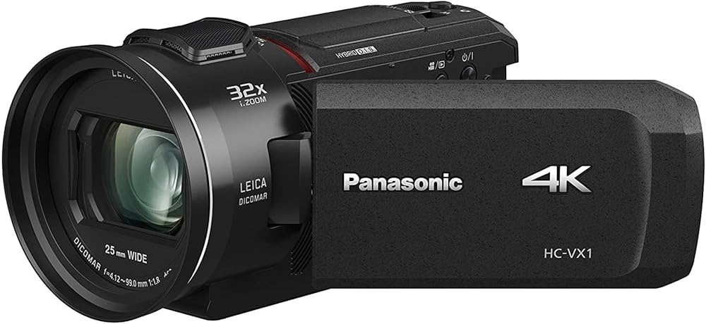 Buy Panasonic PANASONIC HC-VX1 4K Camcorder, 24X LEICA DICOMAR