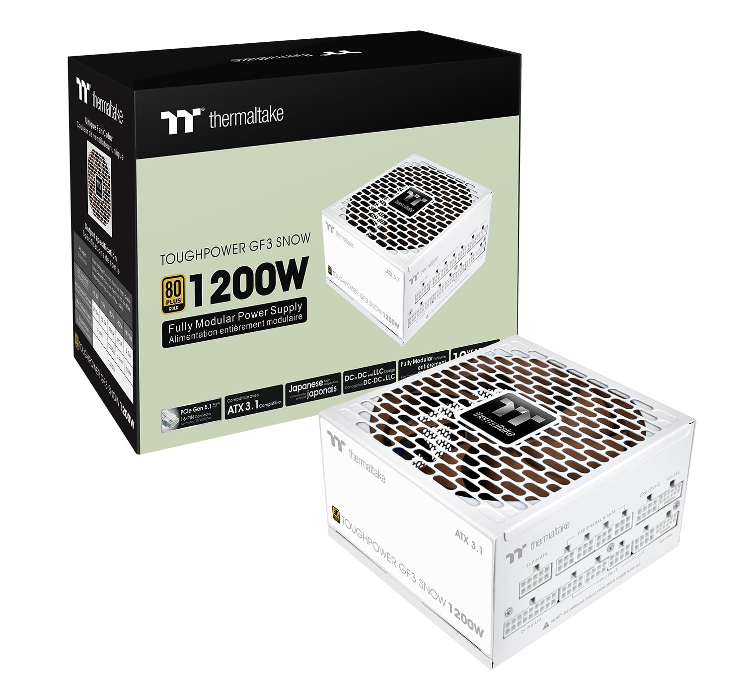 Amazon.com: Thermaltake Toughpower GF3 1200W; ATX 3.1; x2 Native