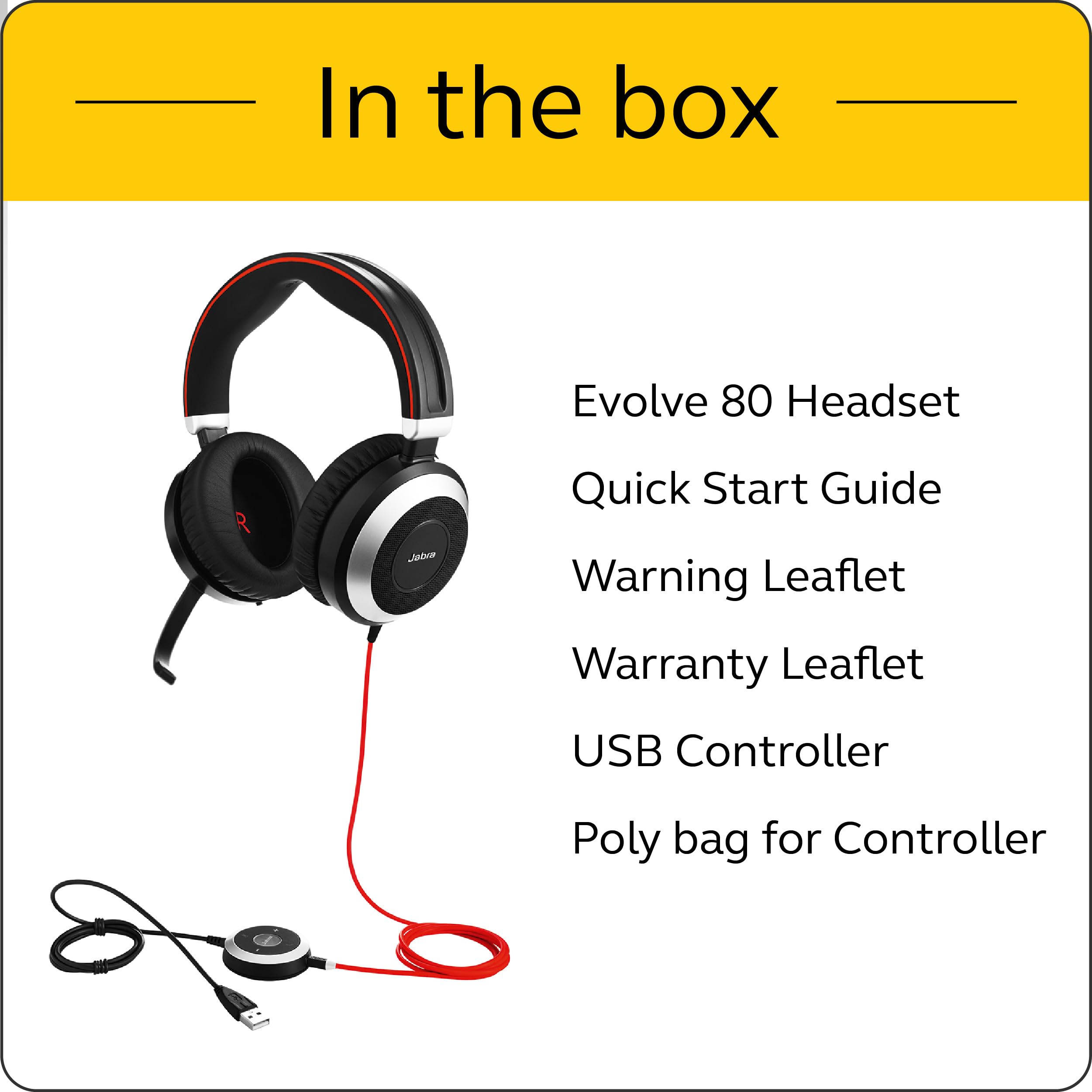 Amazon.co.jp: Jabra 法人向け 2年保証付き EVOLVE 80 MS Stereo