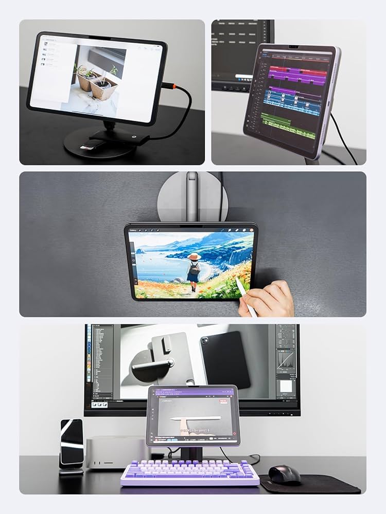 Amazon.co.jp: Redbean公式 P2 iPad スタンド マグネット式 18W 高速