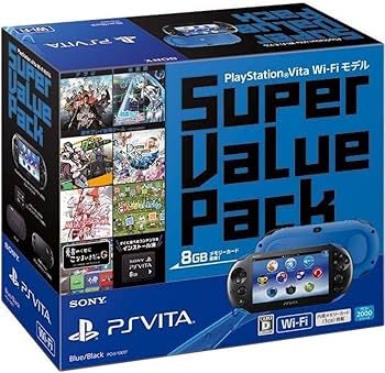 Amazon.com: PlayStation Vita Super Value Pack Wi-Fiモデル ブルー