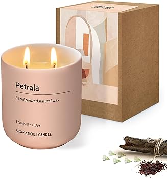 Amazon.co.jp: Petrala アロマキャンドル 合成 ムスク&白檀の香り 人気