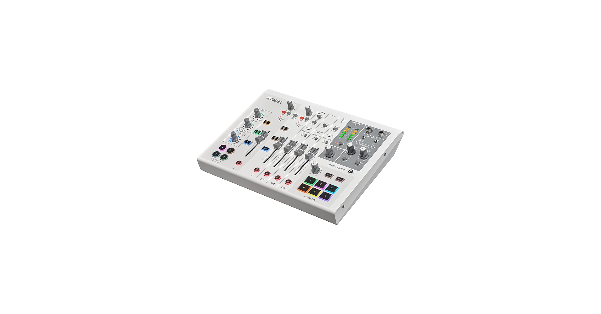 Amazon.com: Yamaha AG08 White 8-Channel Live Streaming Loopback