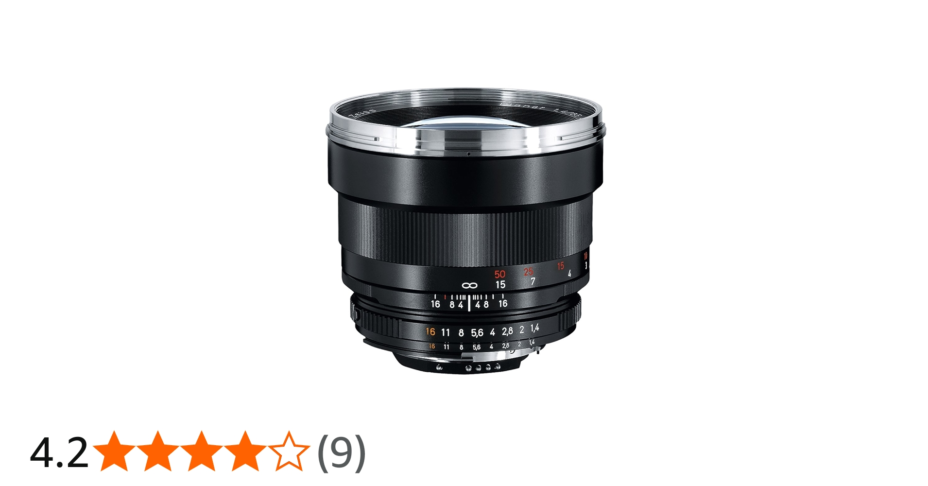 Amazon | Carl Zeiss PLANAR T*1.4/85mm ブラック ZF.2 (ニコンCPU内蔵